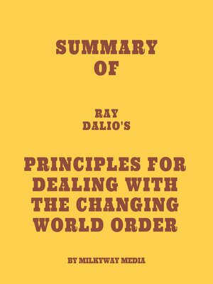 cover image of Summary of Ray Dalio's Principles for Dealing with the Changing World Order